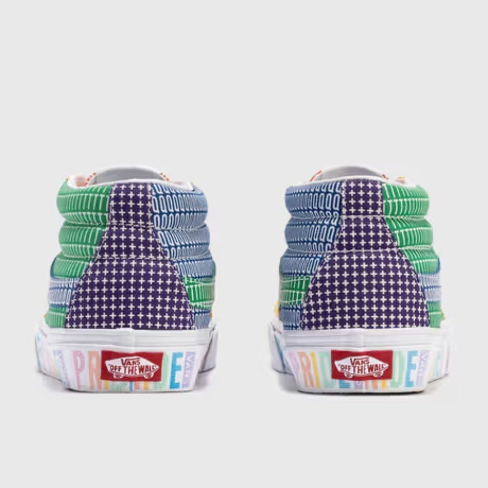 #65/53S/34S Brand new with tags VANS PRIDE SK8 Mid - Picture 4 of 11